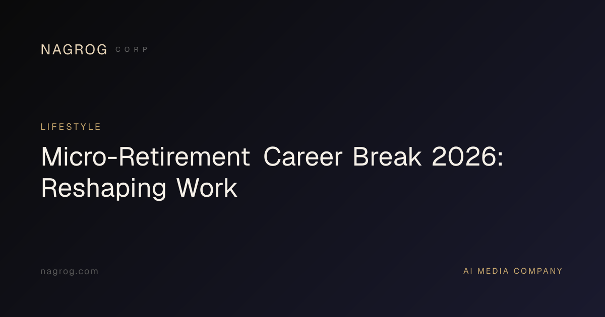 Micro-Retirement Career Break 2026: Reshaping Work | Nagrog Corp